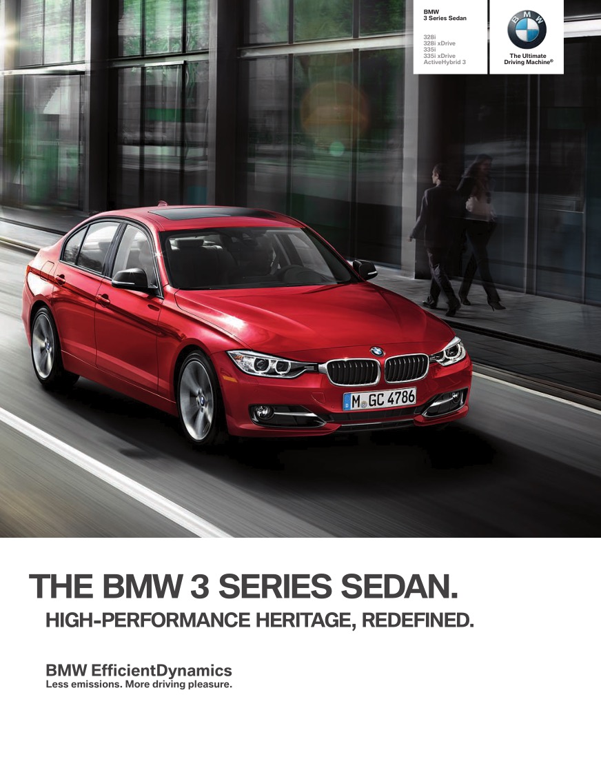 2013 BMW 3-Series Sedan v1 Brochure